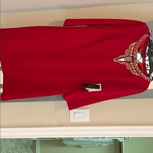 Laundry by Shelli Segal Cherry Red Dress